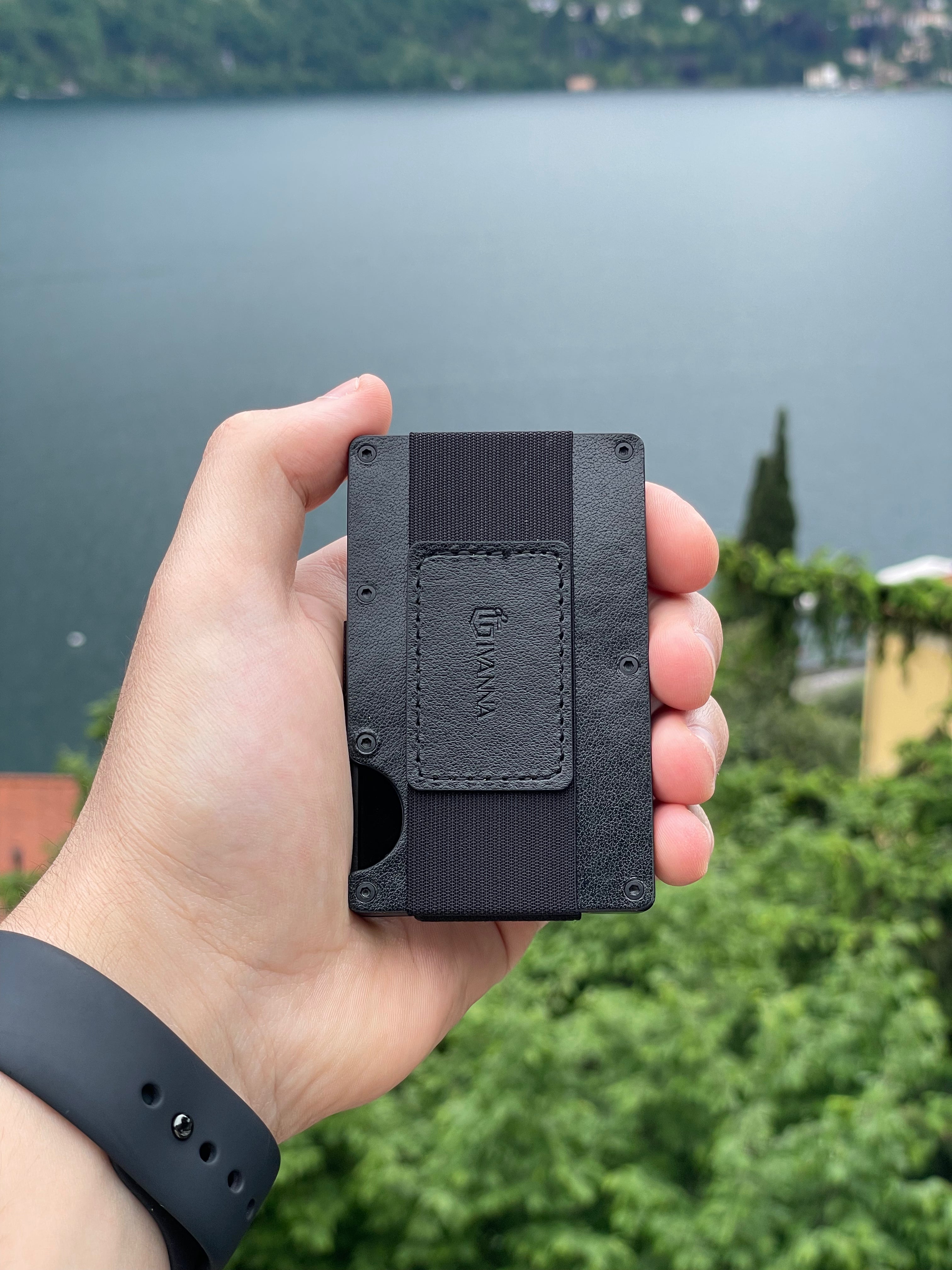 Givanna Wallet | Noir Black Leather