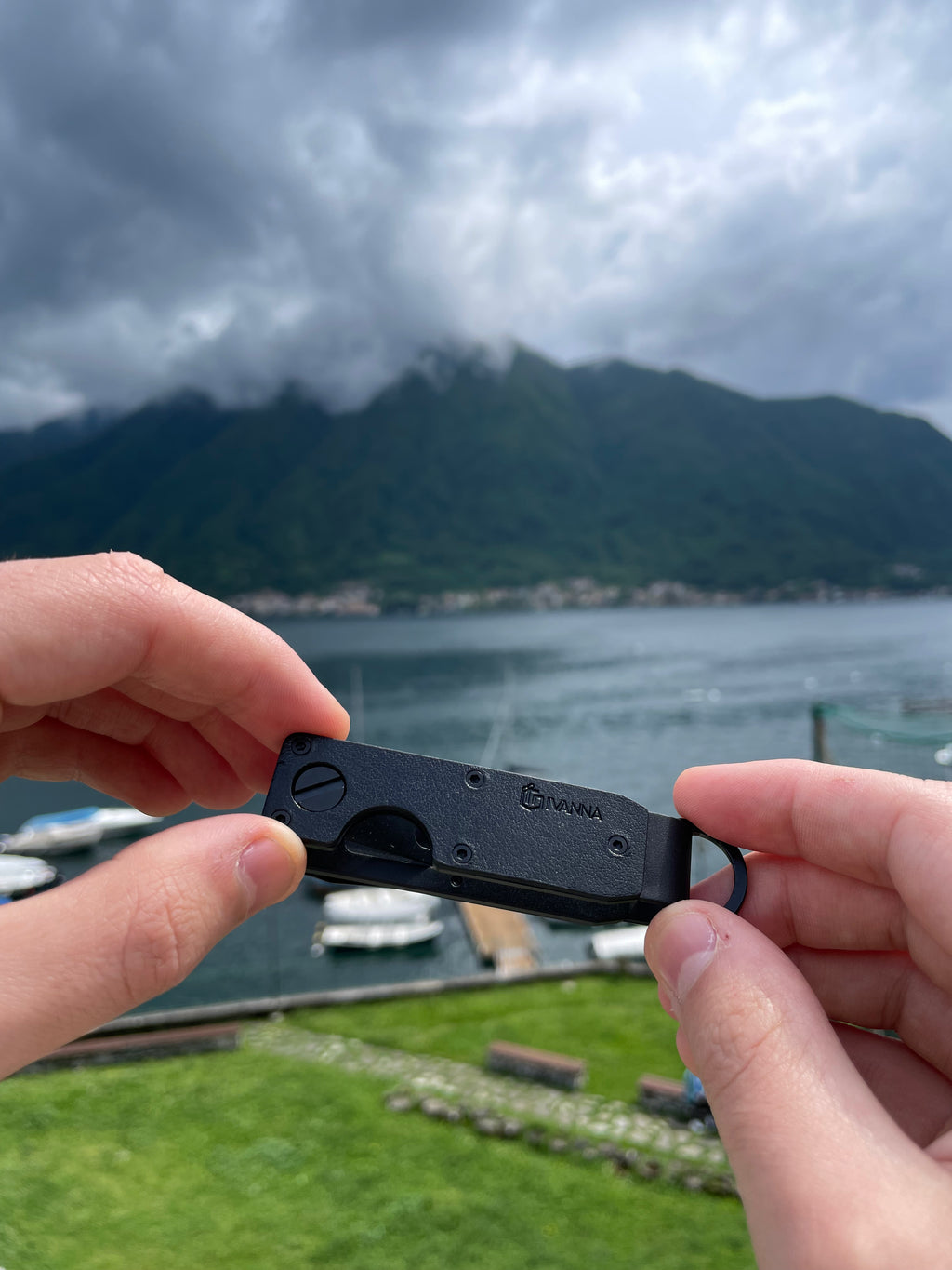 Givanna Keycase | Noir Black Leather